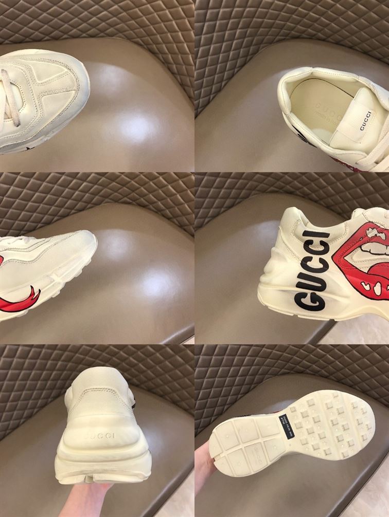 Gvc*1 RHYTON SNEAKER WITH MOUTH PRINT   GCC016