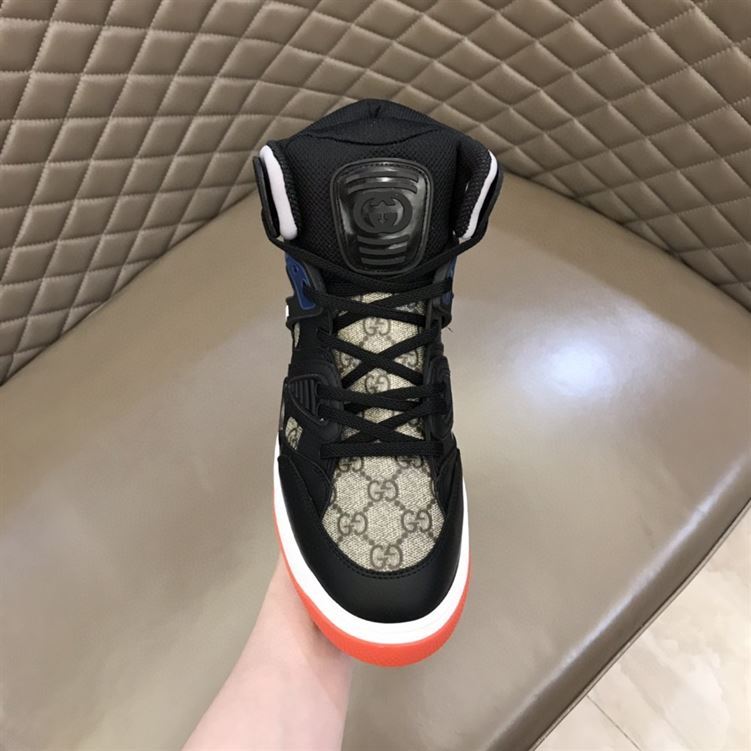 MEN S Gvc*1 BASKET SNEAKER IN BLACK DEMETRA   GCC002