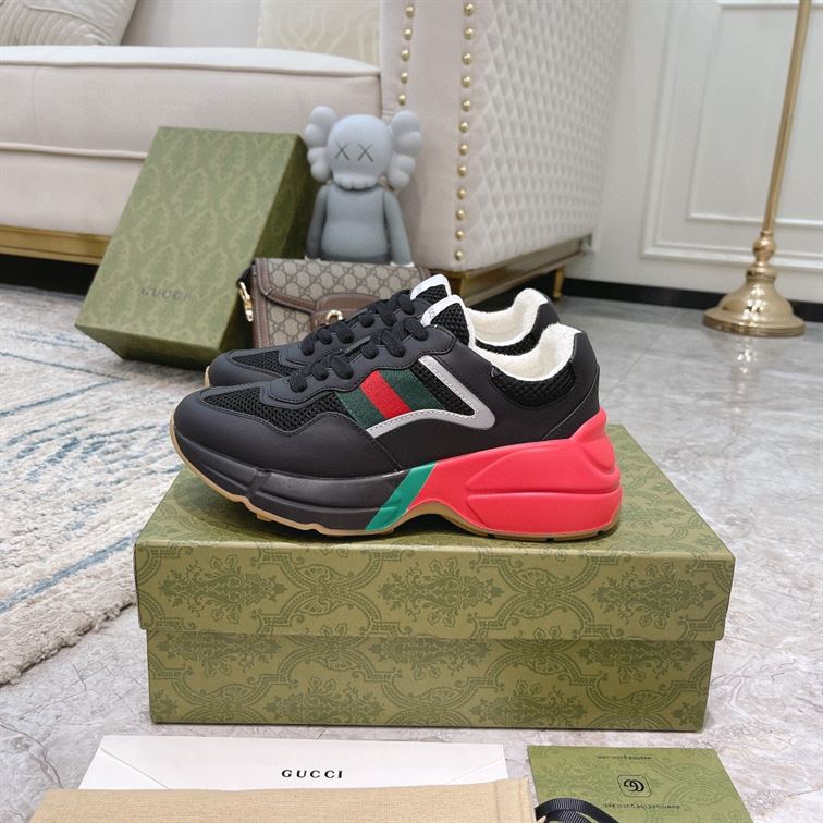 Gvc*1 RHYTON SNEAKER IN RED BLACK   GCC099