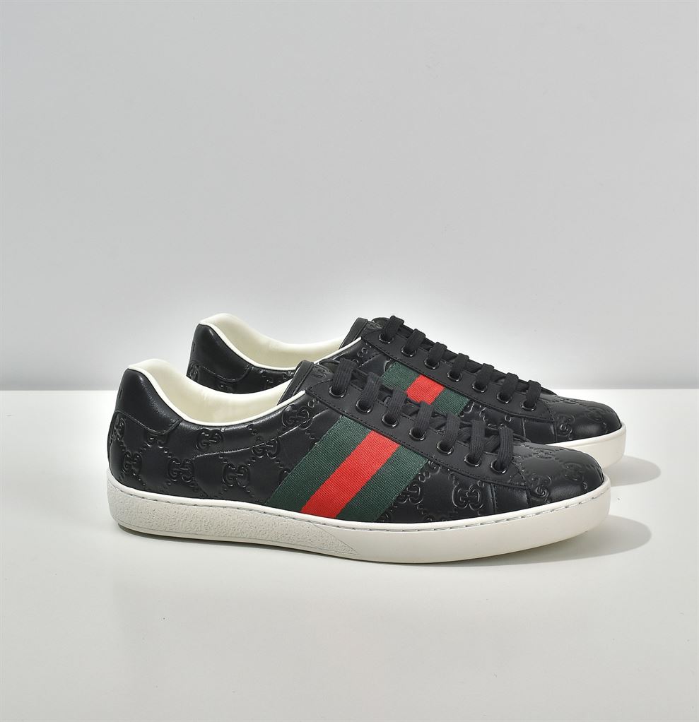 Gvc*1 ACE SIGNATURE SNEAKER BLACK   GCC028