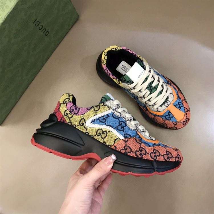 Gvc*1 RHYTON GG MULTICOLOR SNEAKERS   GCC020