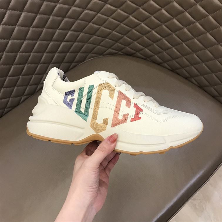 Gvc*1 IVORY RHYTON RAINBOW GLITTER SNEAKERS   GCC013