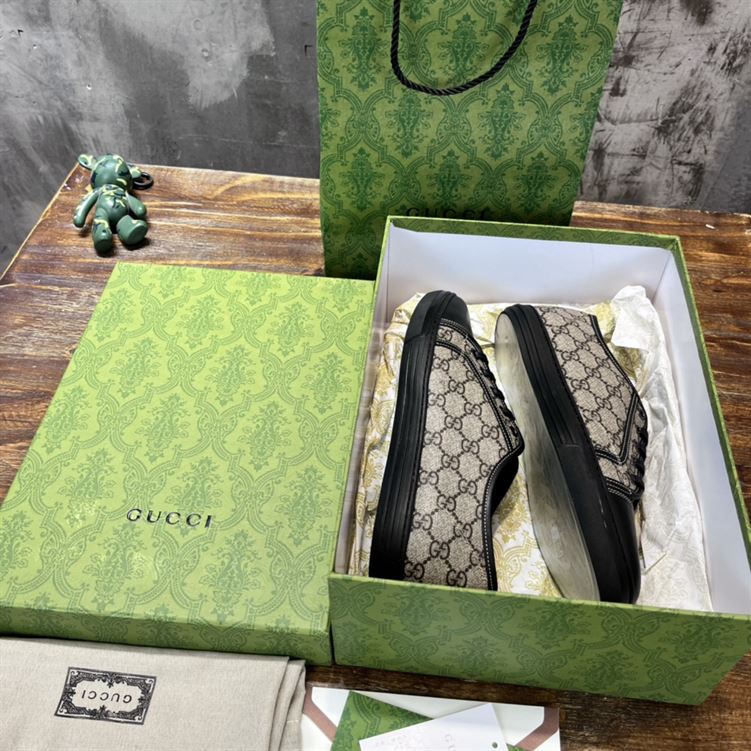 Gvc*1 Dupes Shoes CALIFORNIA GG PU FABRIC LOW-TOP SNEAKER   GCC054