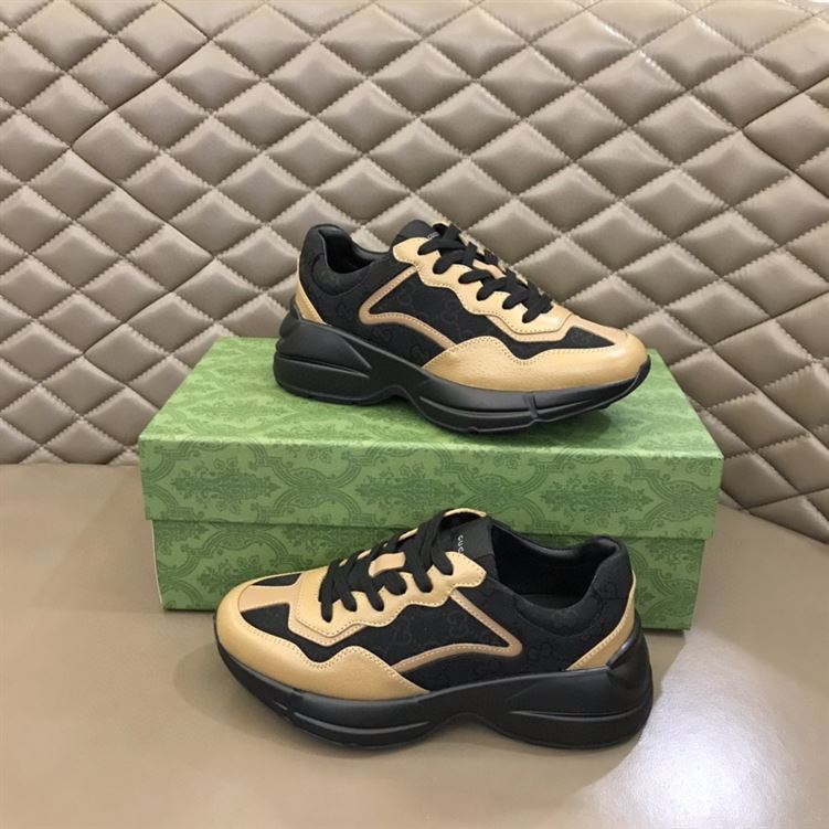 Gvc*1 RHYTON SNEAKER IN BROWN BLACK   GCC098