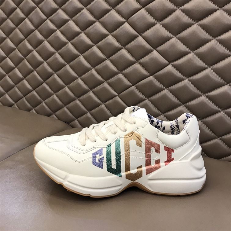 Gvc*1 IVORY RHYTON RAINBOW GLITTER SNEAKERS   GCC013