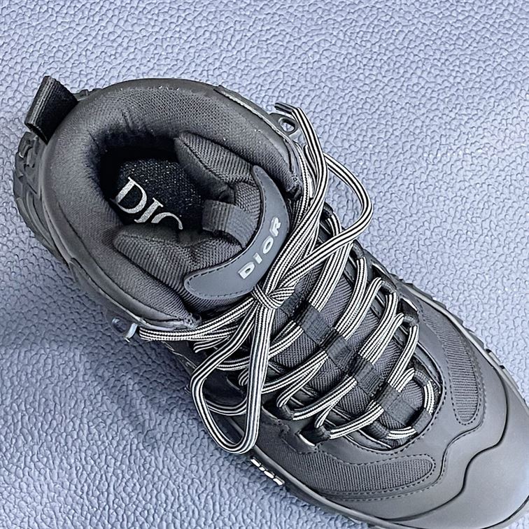D10rIZON HIKING BOOT BLACK TECHNICAL MESH AND RUBBER   DO089