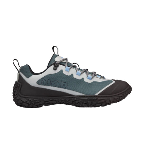 D10rIZON HIKING SHOE GREEN-GREY TECHNICAL MESH AND BLACK RUBBER   DO085