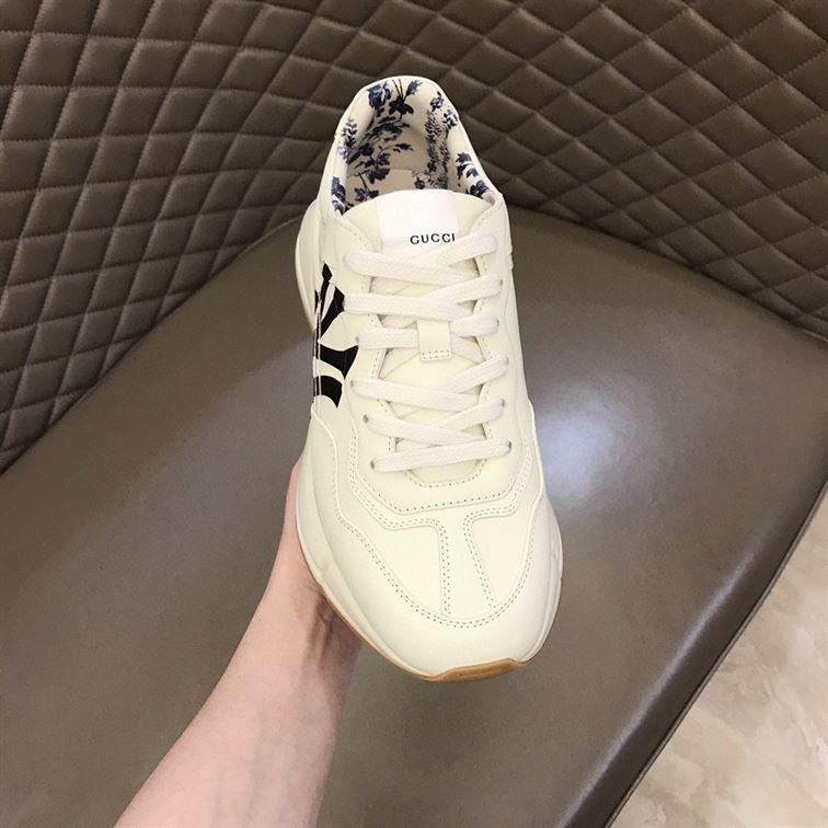 Gvc*1 LEATHER NY YANKEES SNEAKERS   GCC014