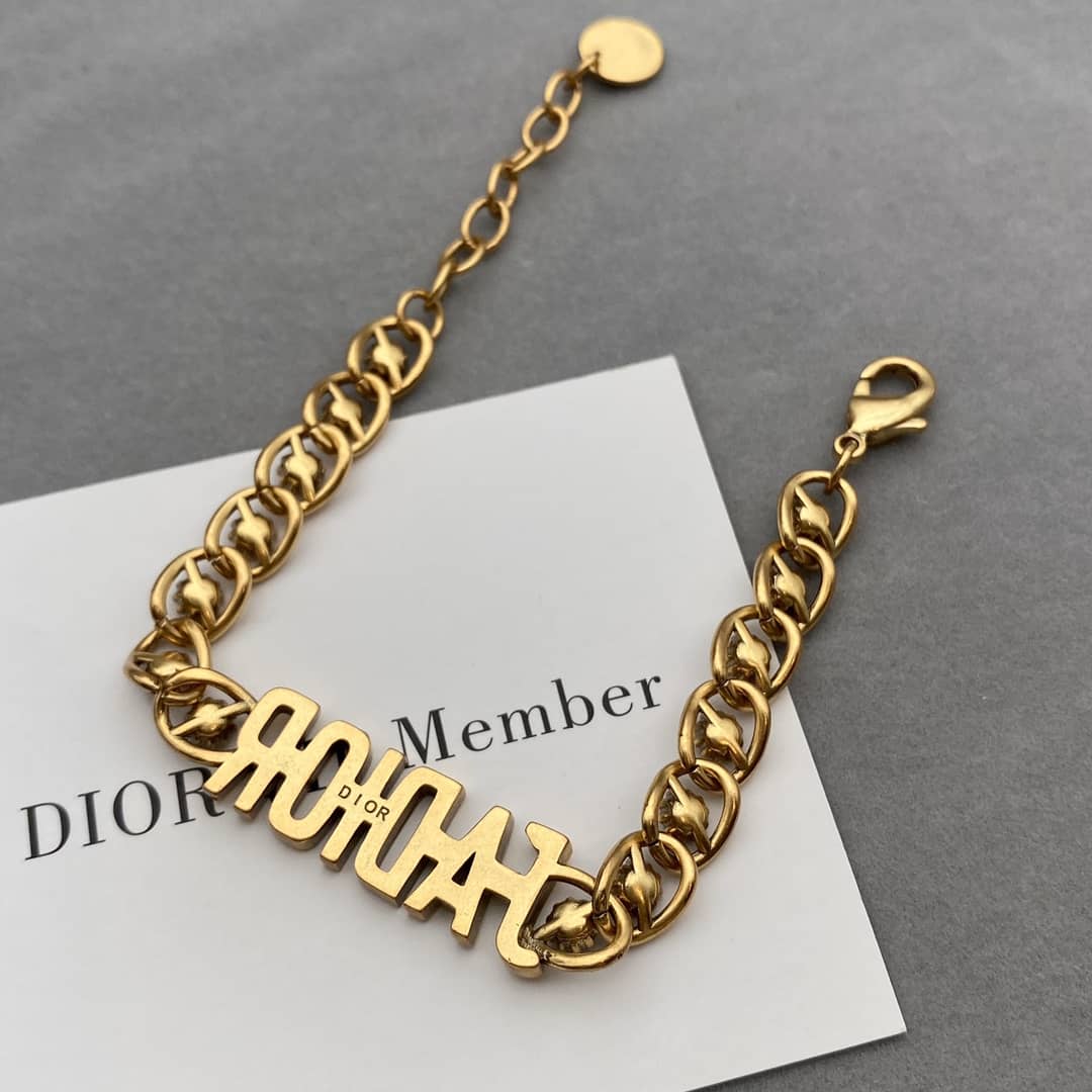 Knockoff Chr1st1an D10r Logo Bracelet