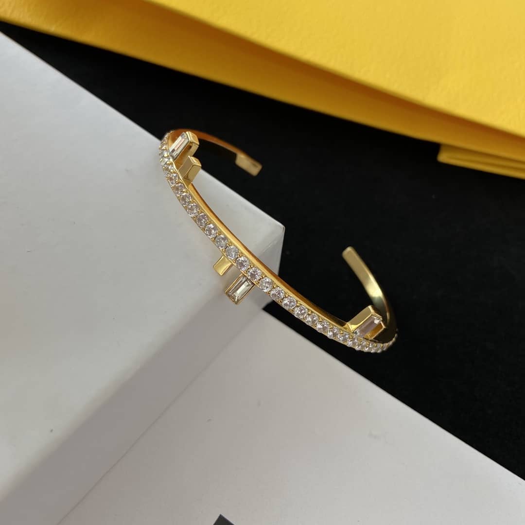 Knockoff F**di Logo Bracelet