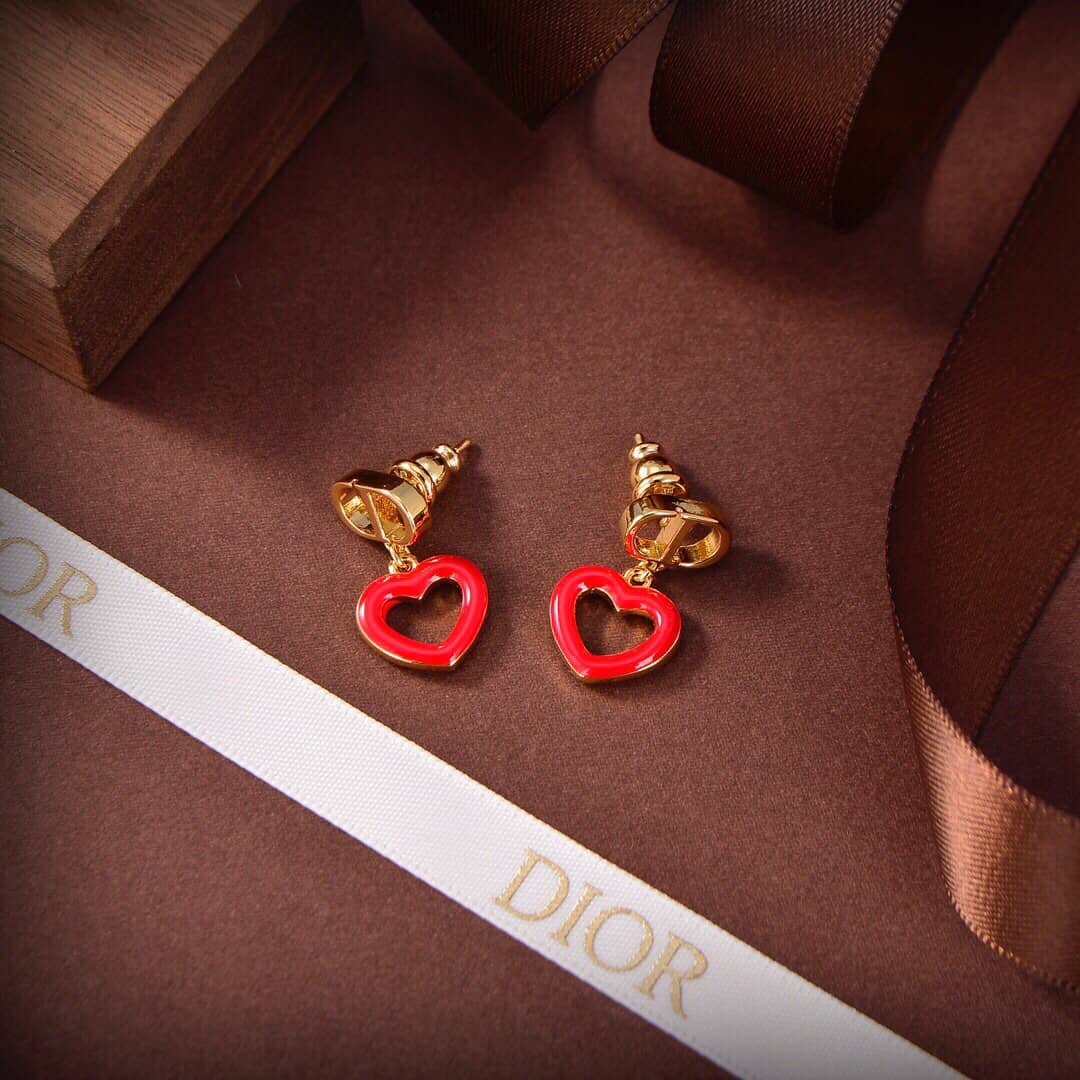 Knockoff Chr1st1an D10r Logo Earring