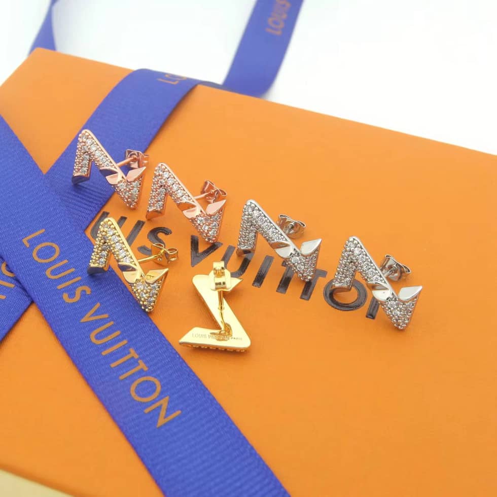 Knockoff L0vis Vvtt0n Logo Earring