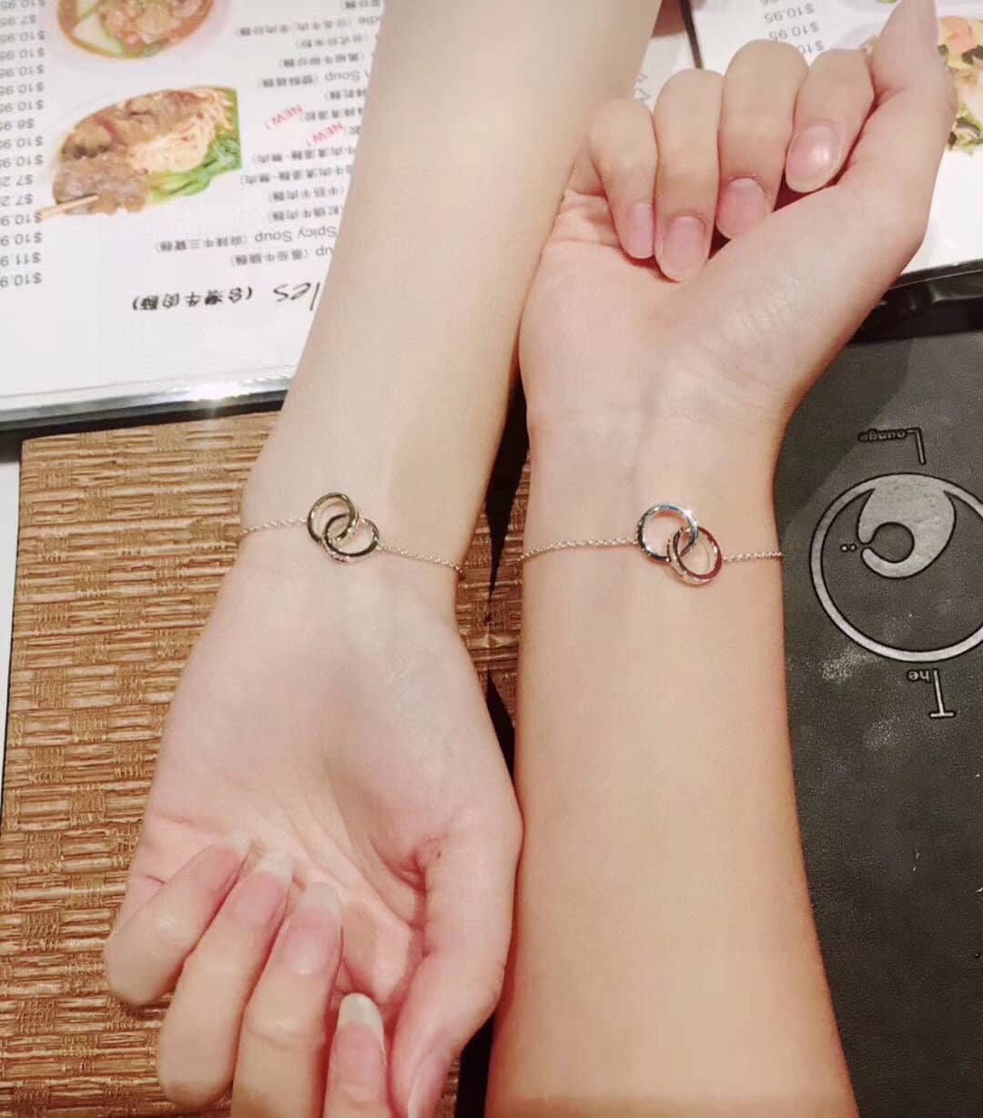 Fake T*f*ny Logo Bracelet