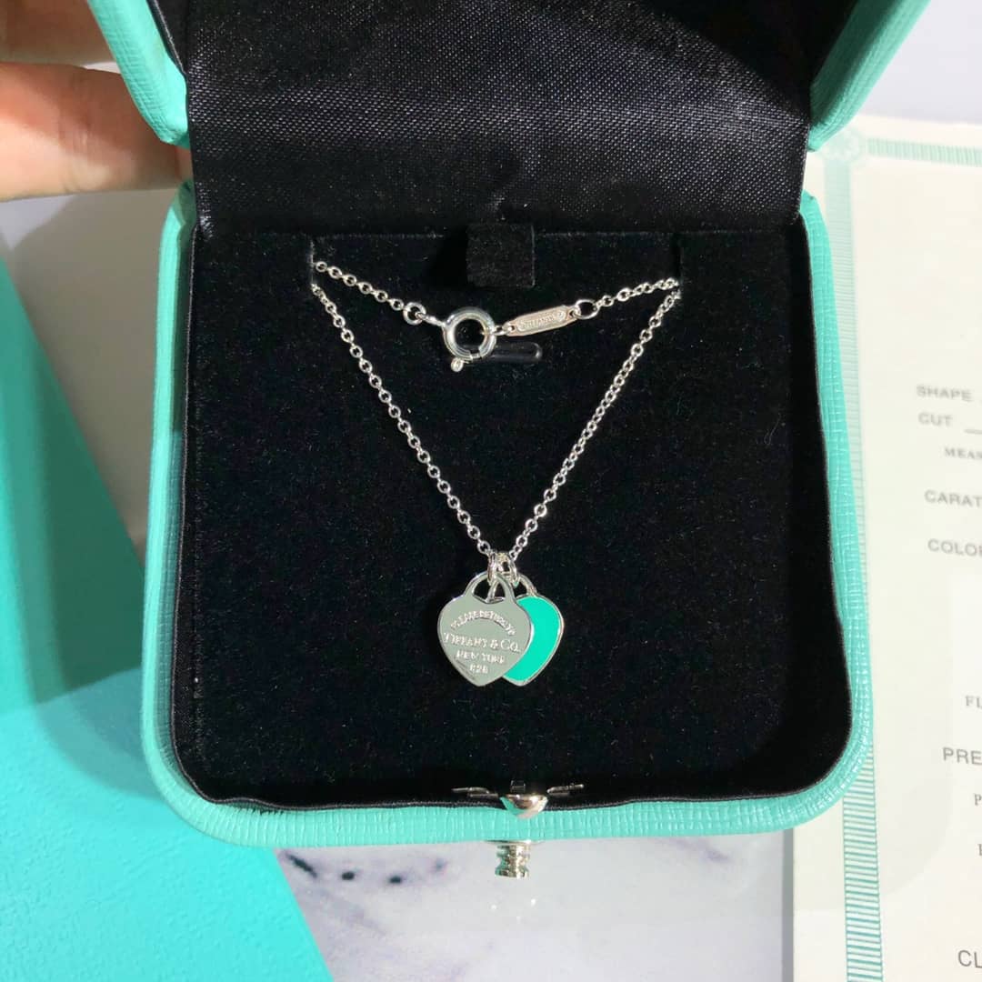 Knockoff T*f*ny Logo Necklace