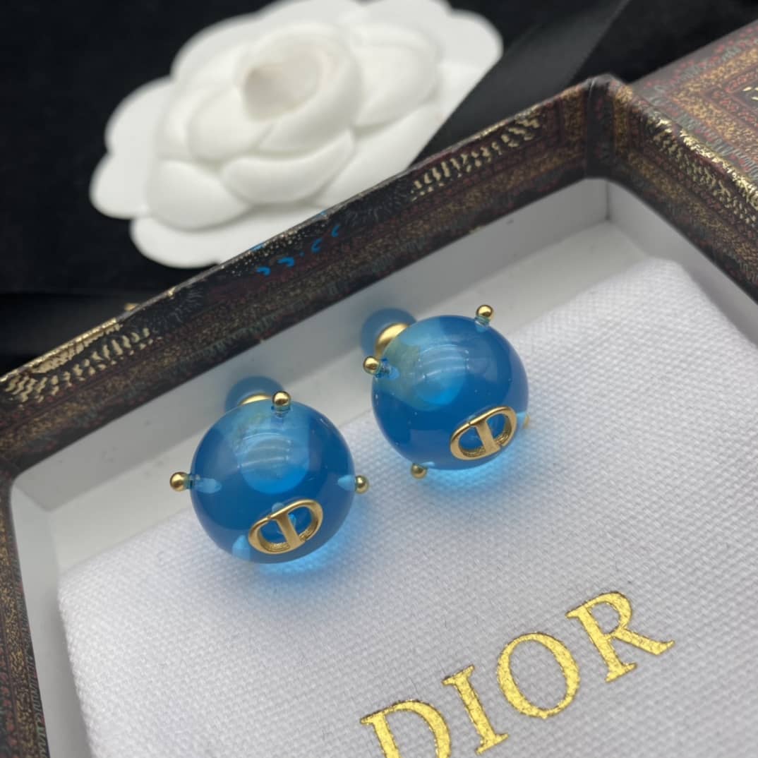 Wholesale Chr1st1an D10r Logo Earring