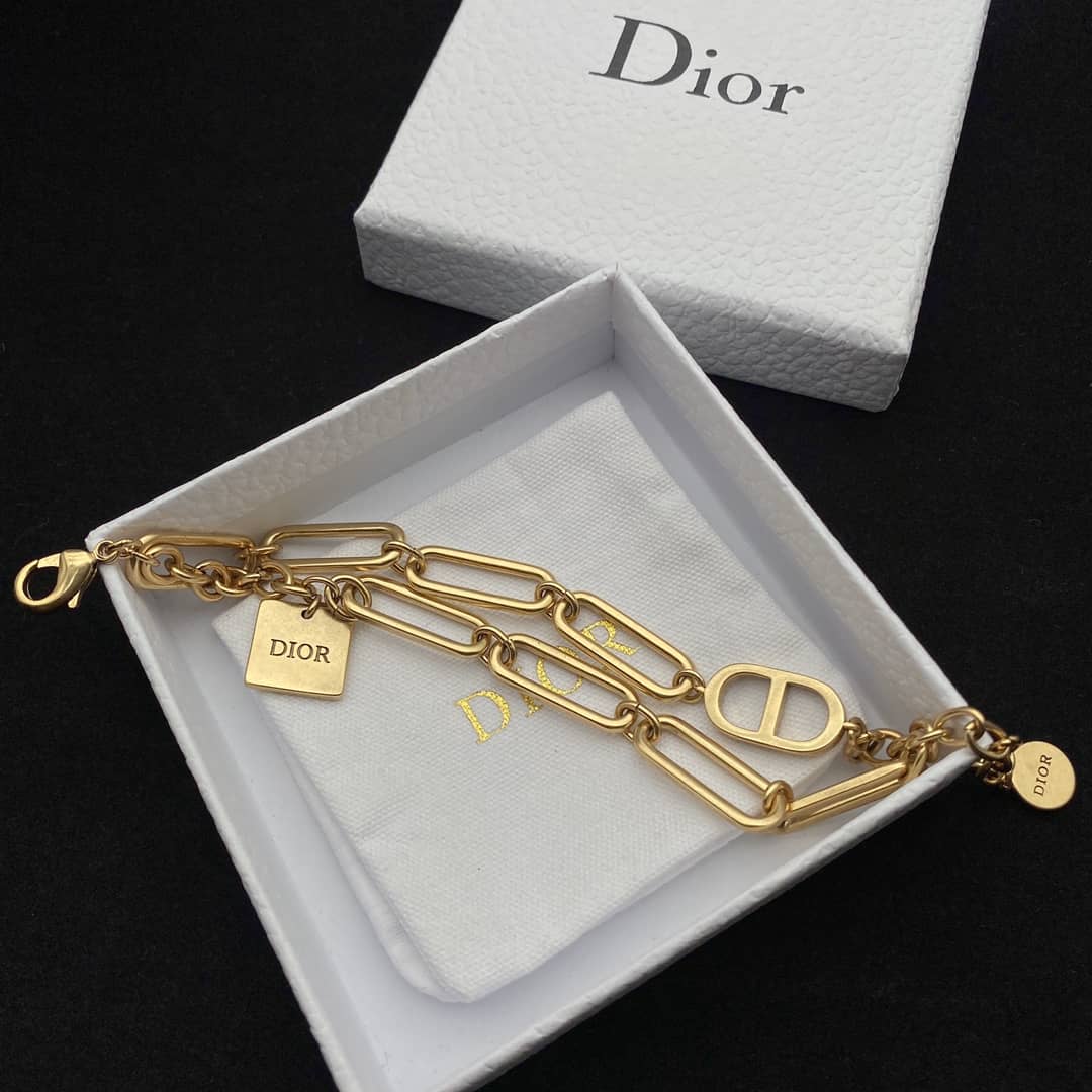 Knockoff Chr1st1an D10r Logo Bracelet