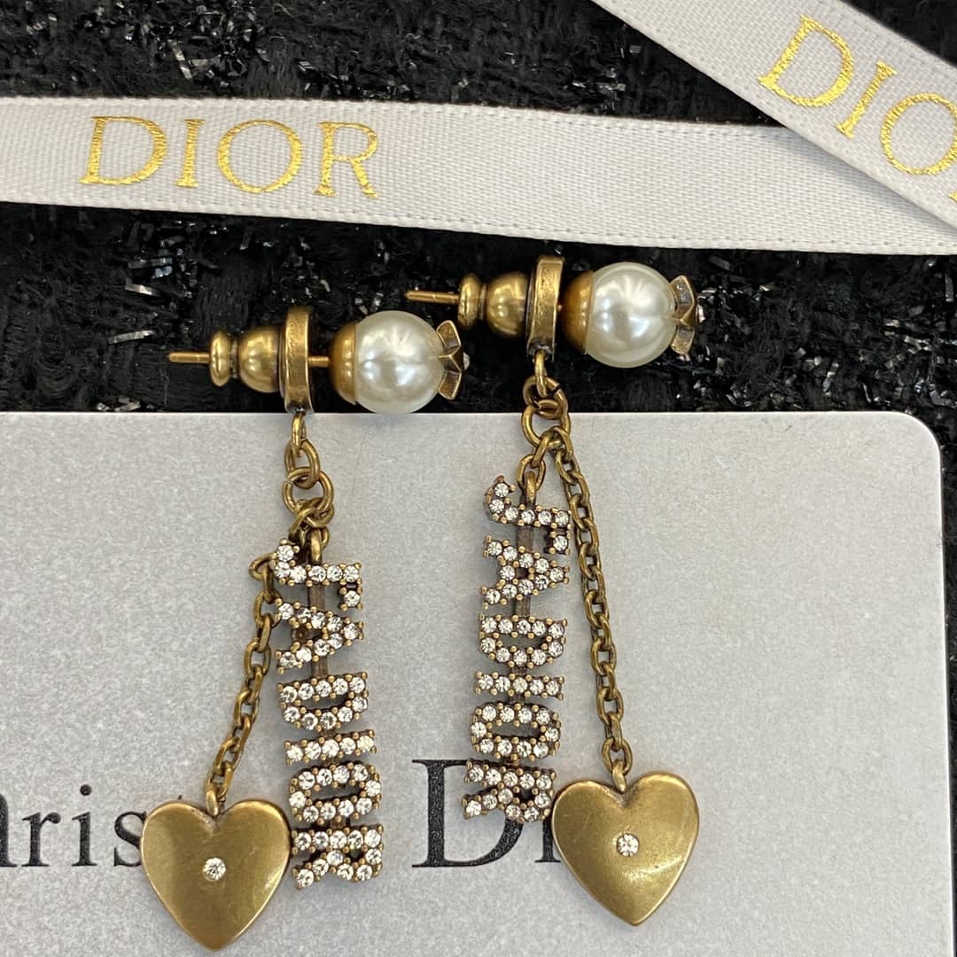 Wholesale Chr1st1an D10r Logo Earring