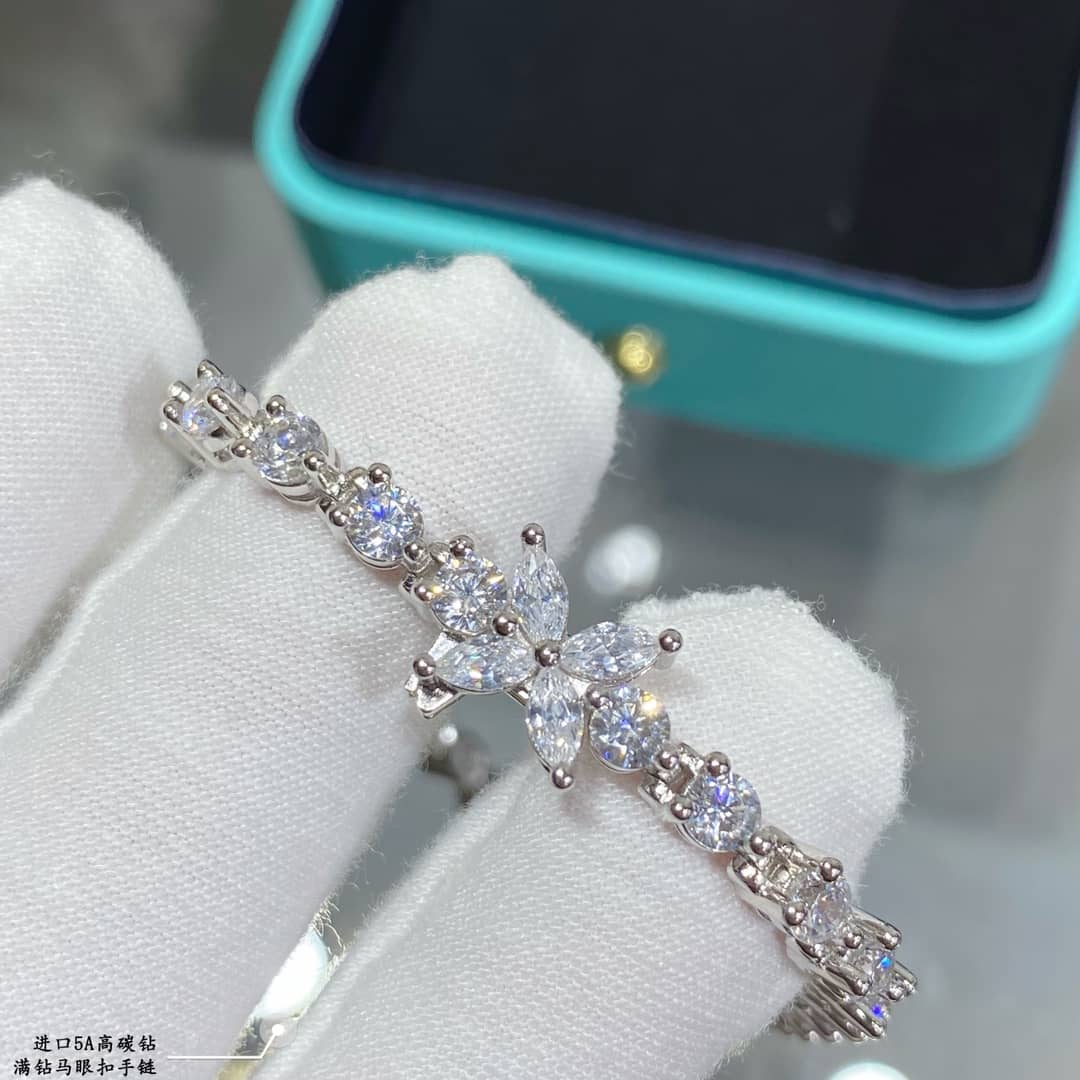 Fake T*f*ny Logo Bracelet