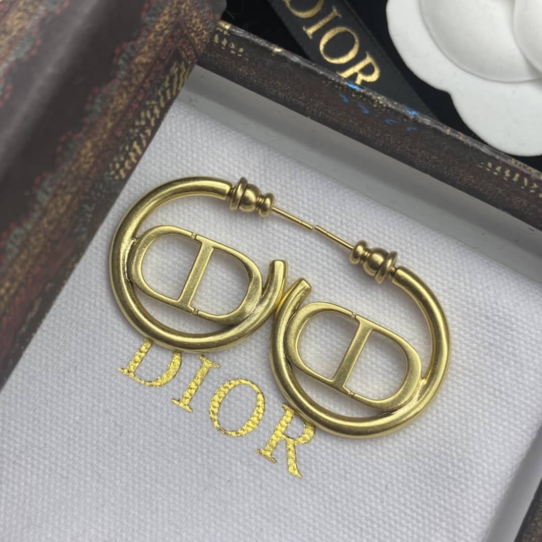 Wholesale Chr1st1an D10r Logo Earring