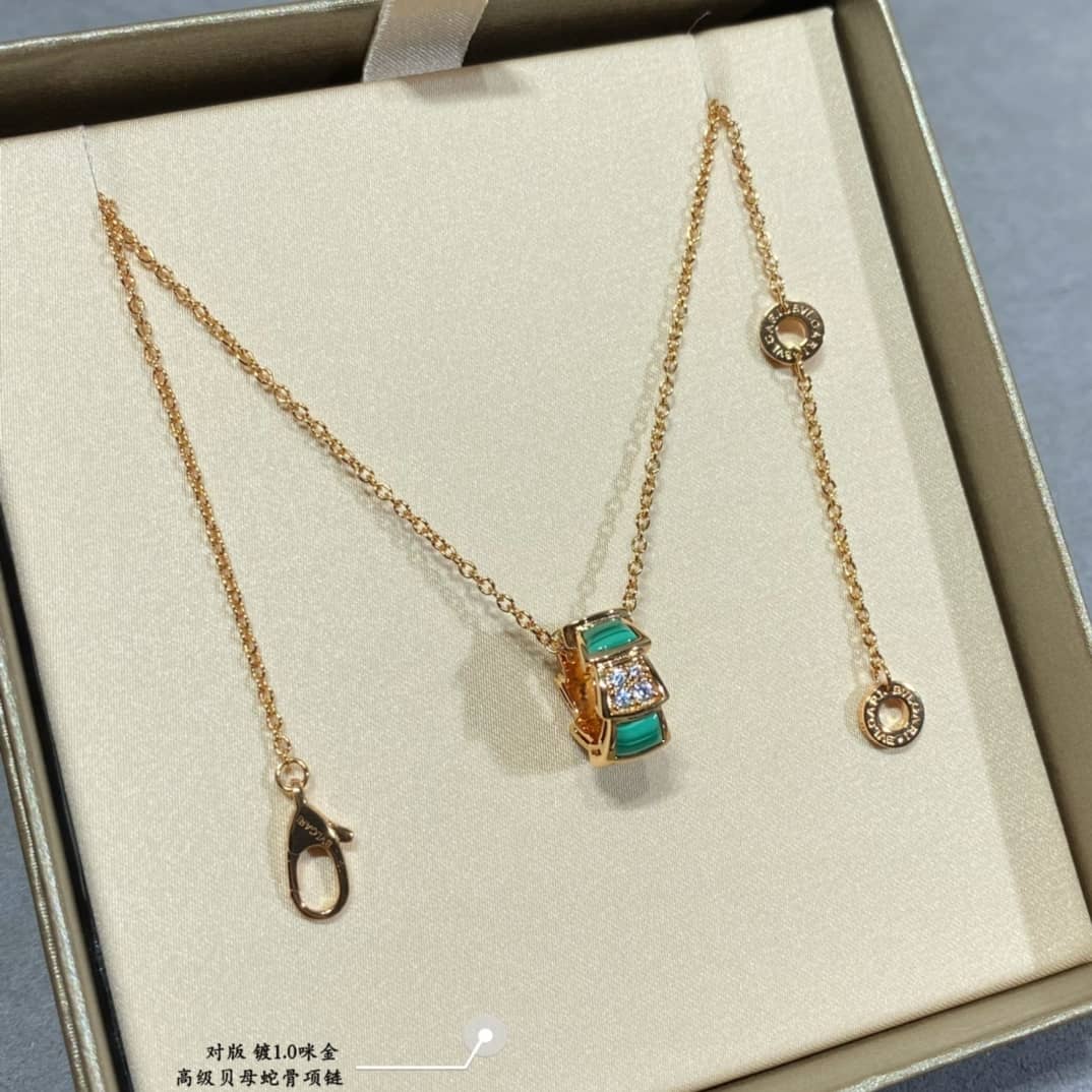 Knockoff Bv1g*ai Logo Necklace