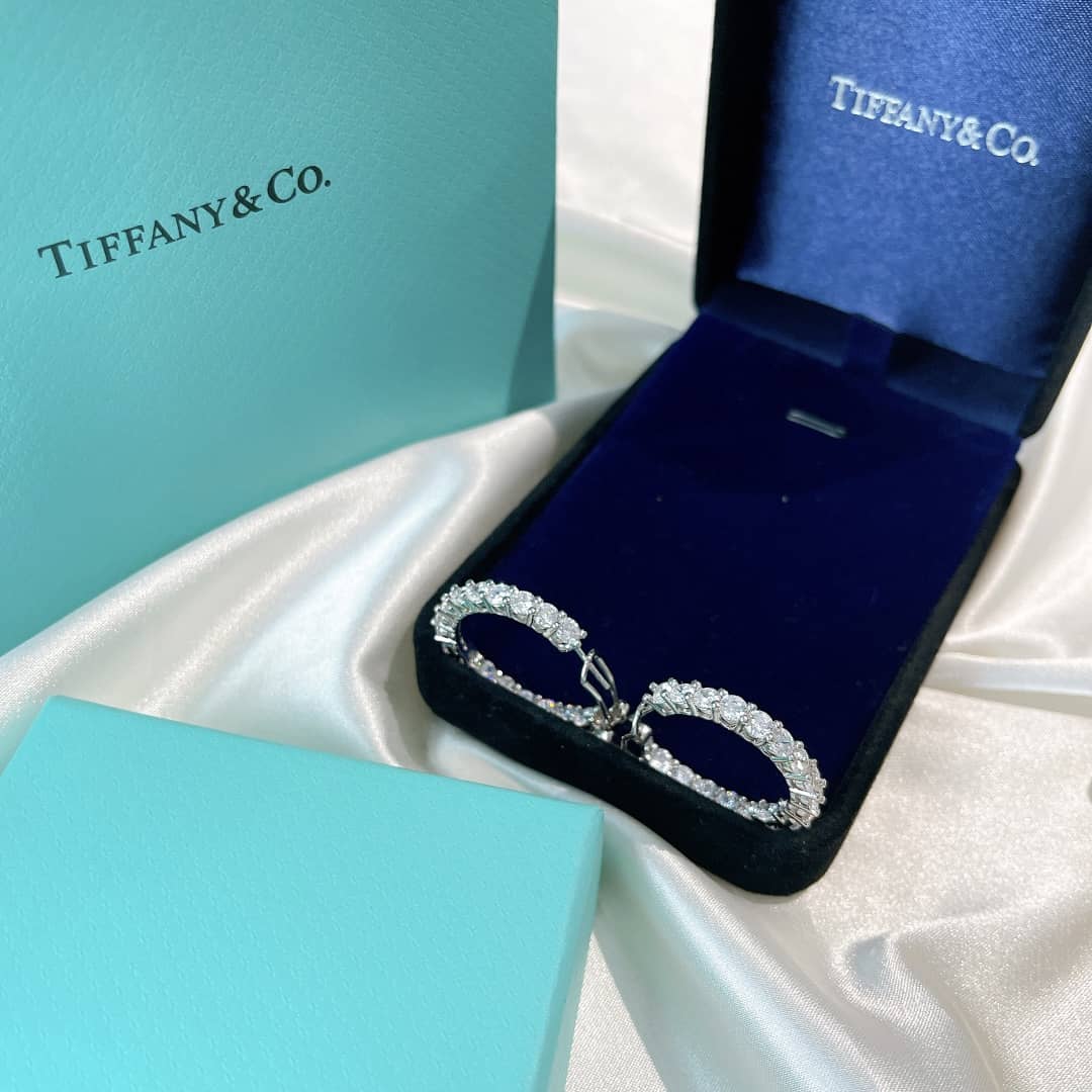 Wholesale T*f*ny Logo Earring