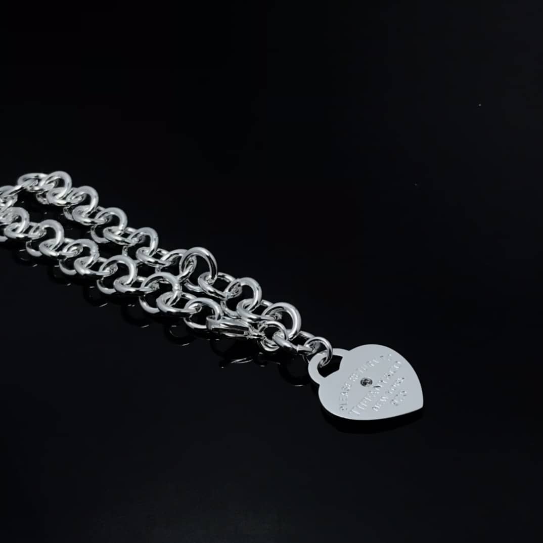 Knockoff T*f*ny Logo Bracelet