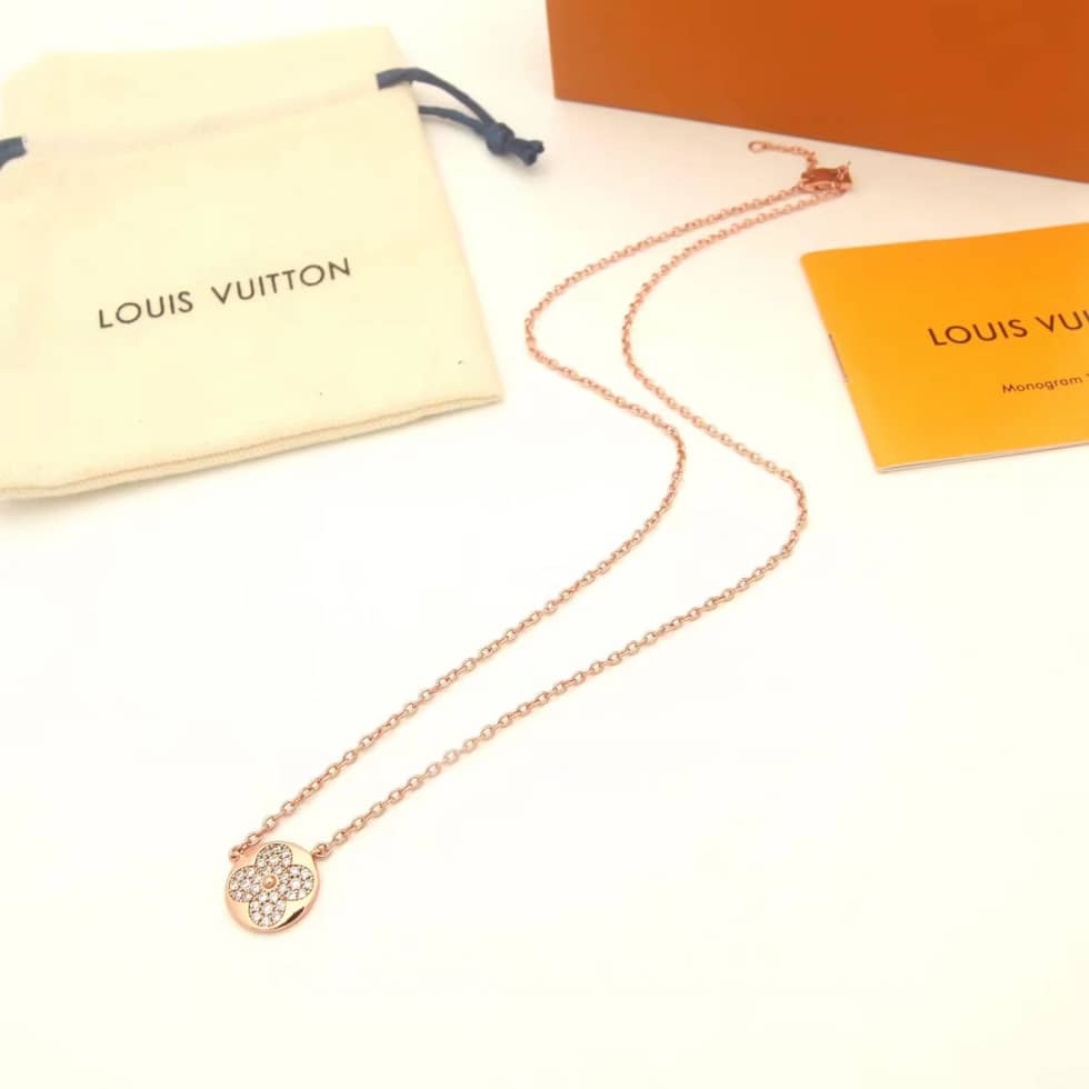 Wholesale L0vis Vvtt0n Logo Necklace