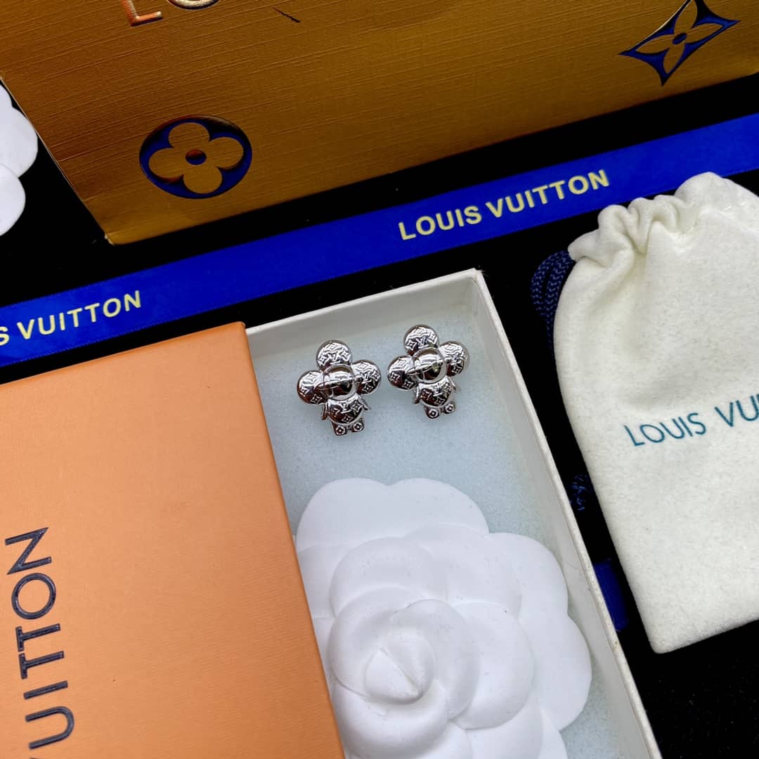 Knockoff L0vis Vvtt0n Logo Earring