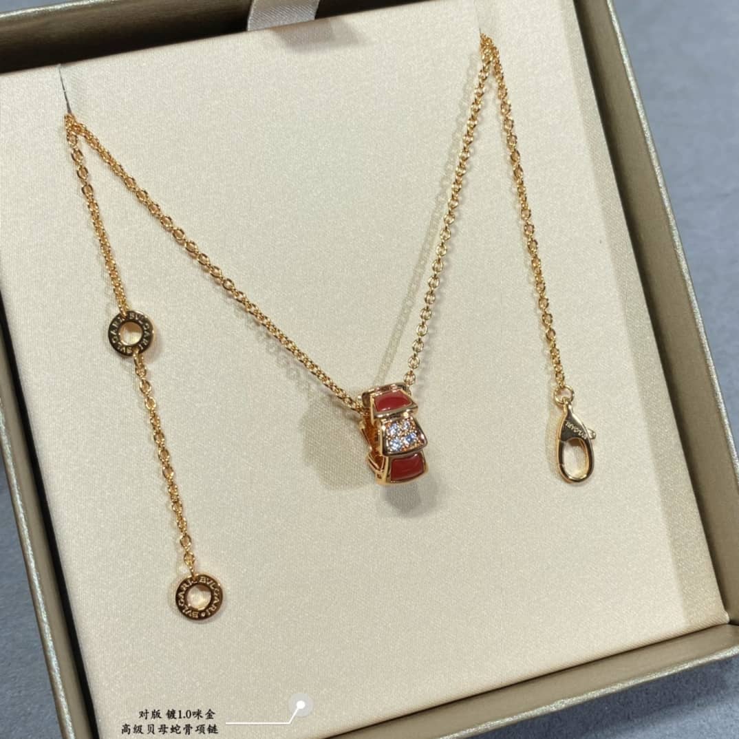 Knockoff Bv1g*ai Logo Necklace