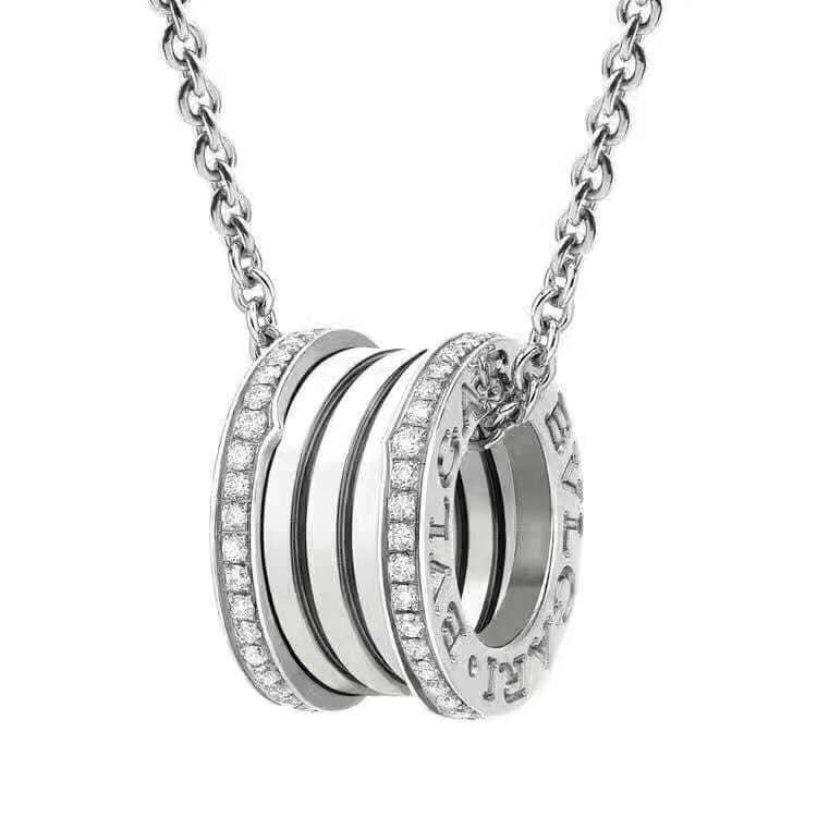 Fake Bv1g*ai Logo Necklace