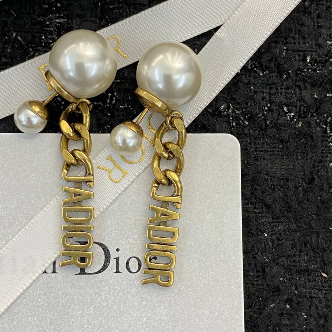 Wholesale Chr1st1an D10r Logo Earring