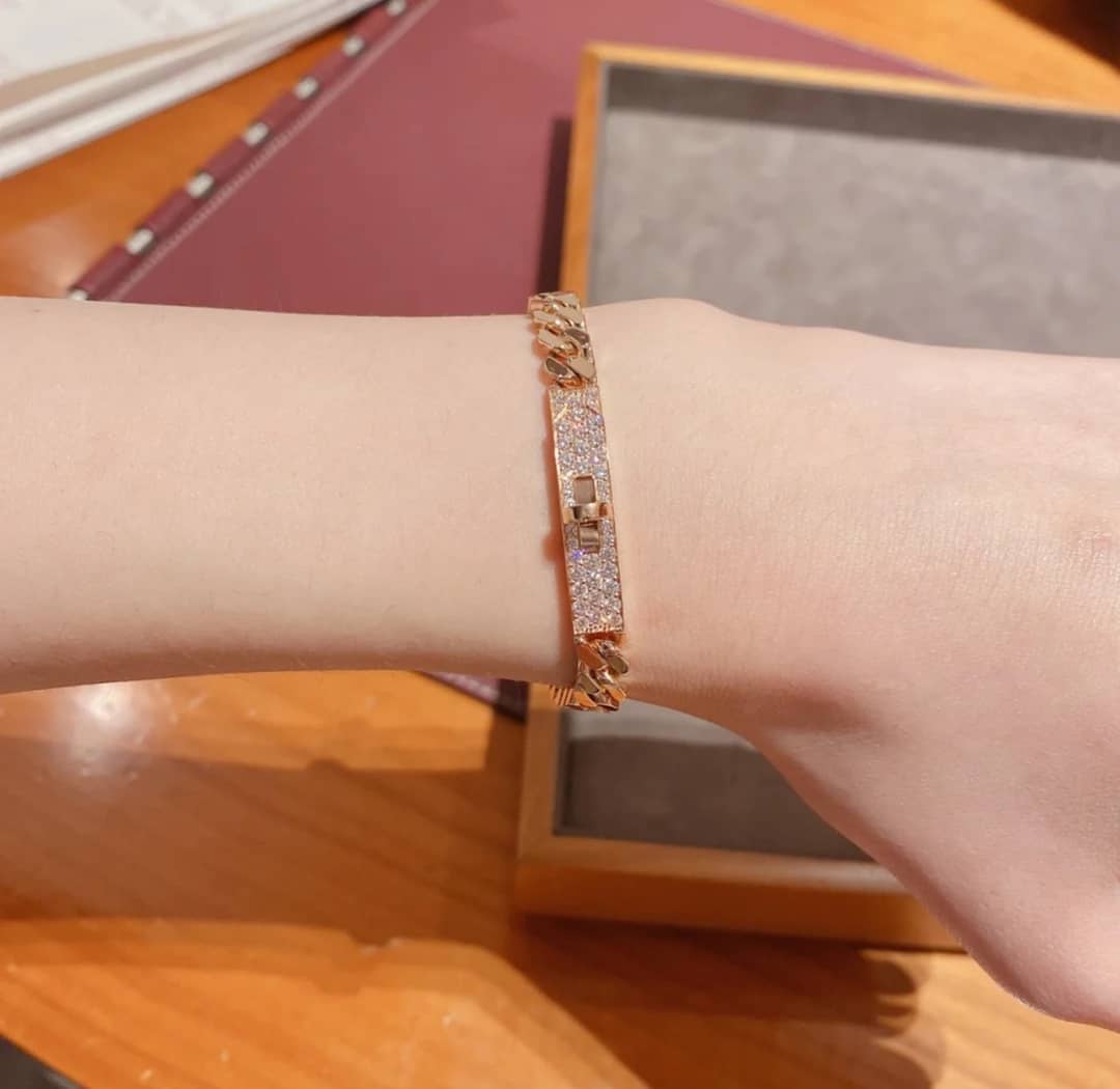 Fake H**me5 Logo Bracelet