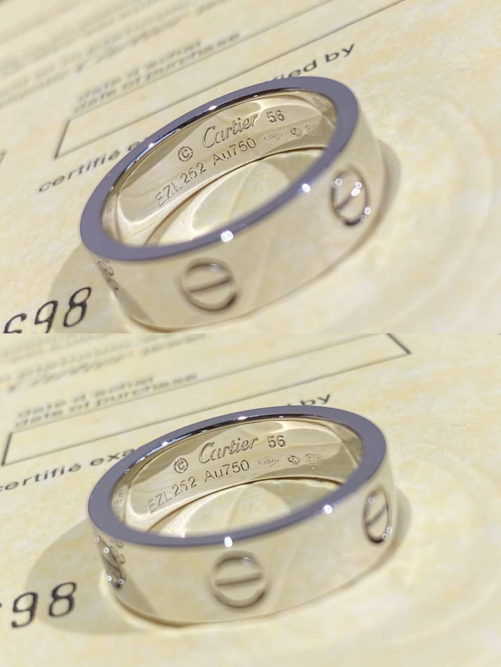 Knockoff Ca*t1er Dupe Ring
