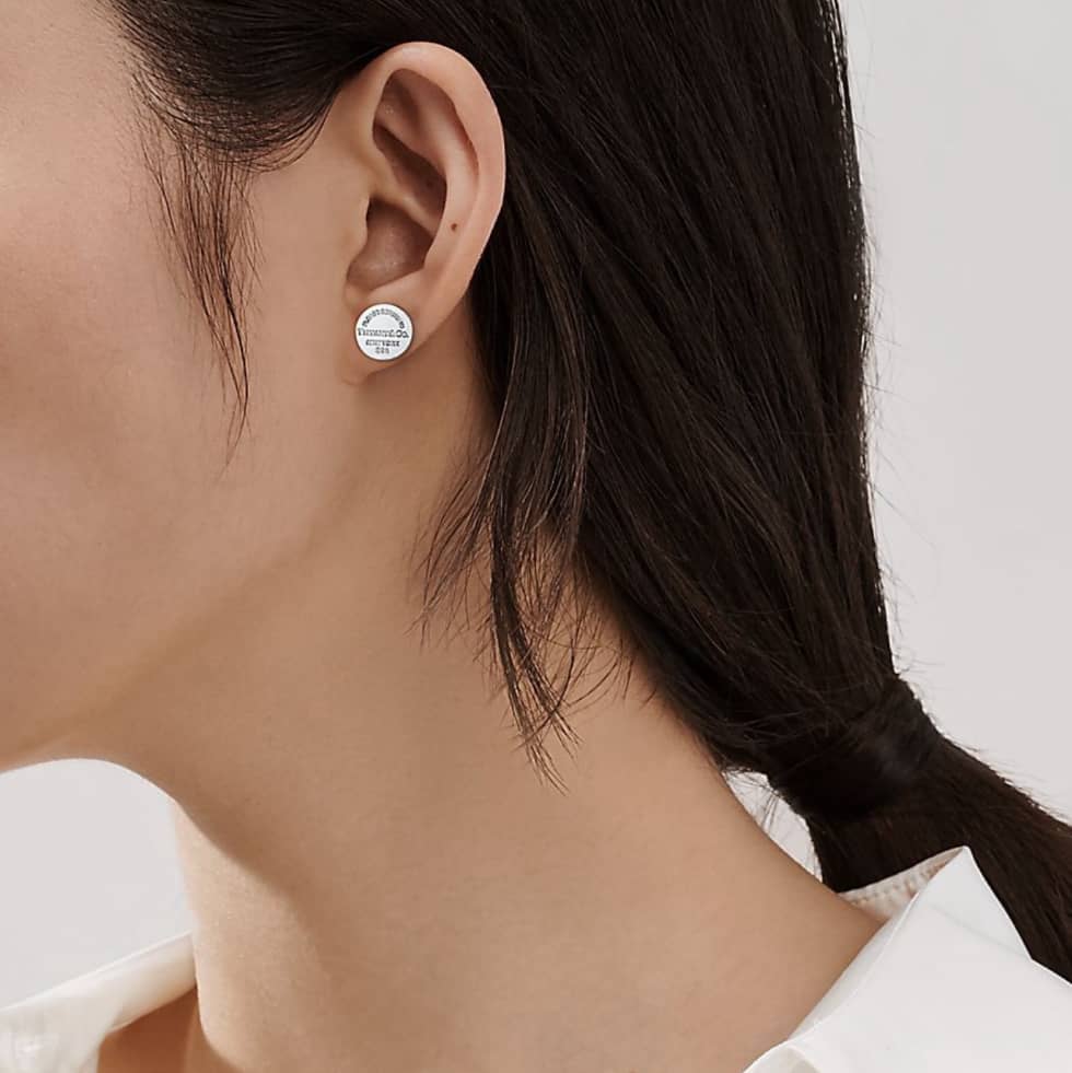 Wholesale T*f*ny Logo Earring