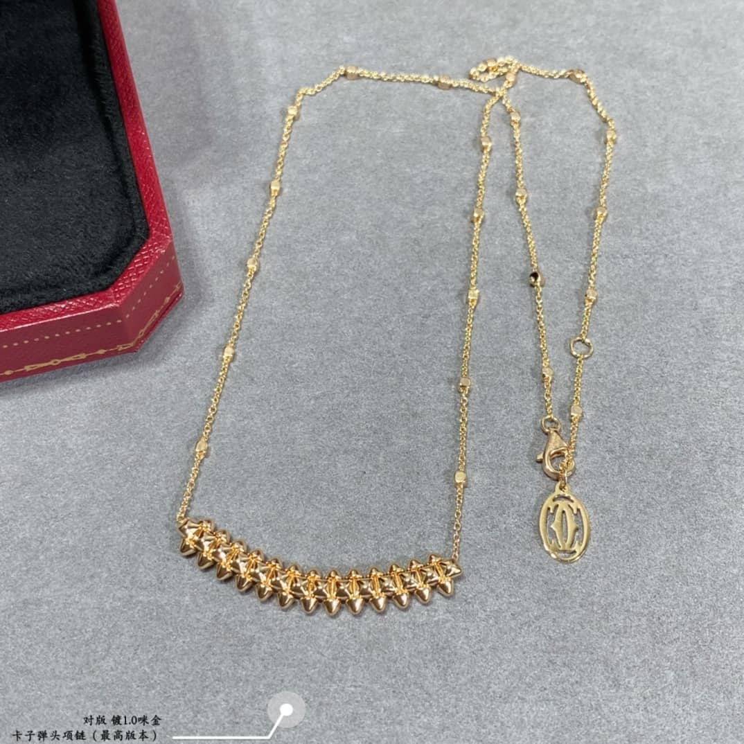 Fake Ca*t1er Logo Necklace