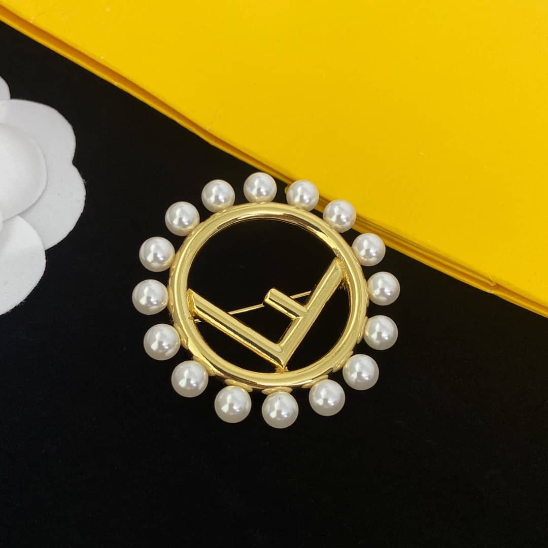 7 Star F**di Brooch