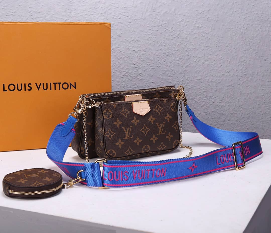 L0vis Vvtt0n Multi Pochette Accessoires Replica Crossbody Bag Blue M44840