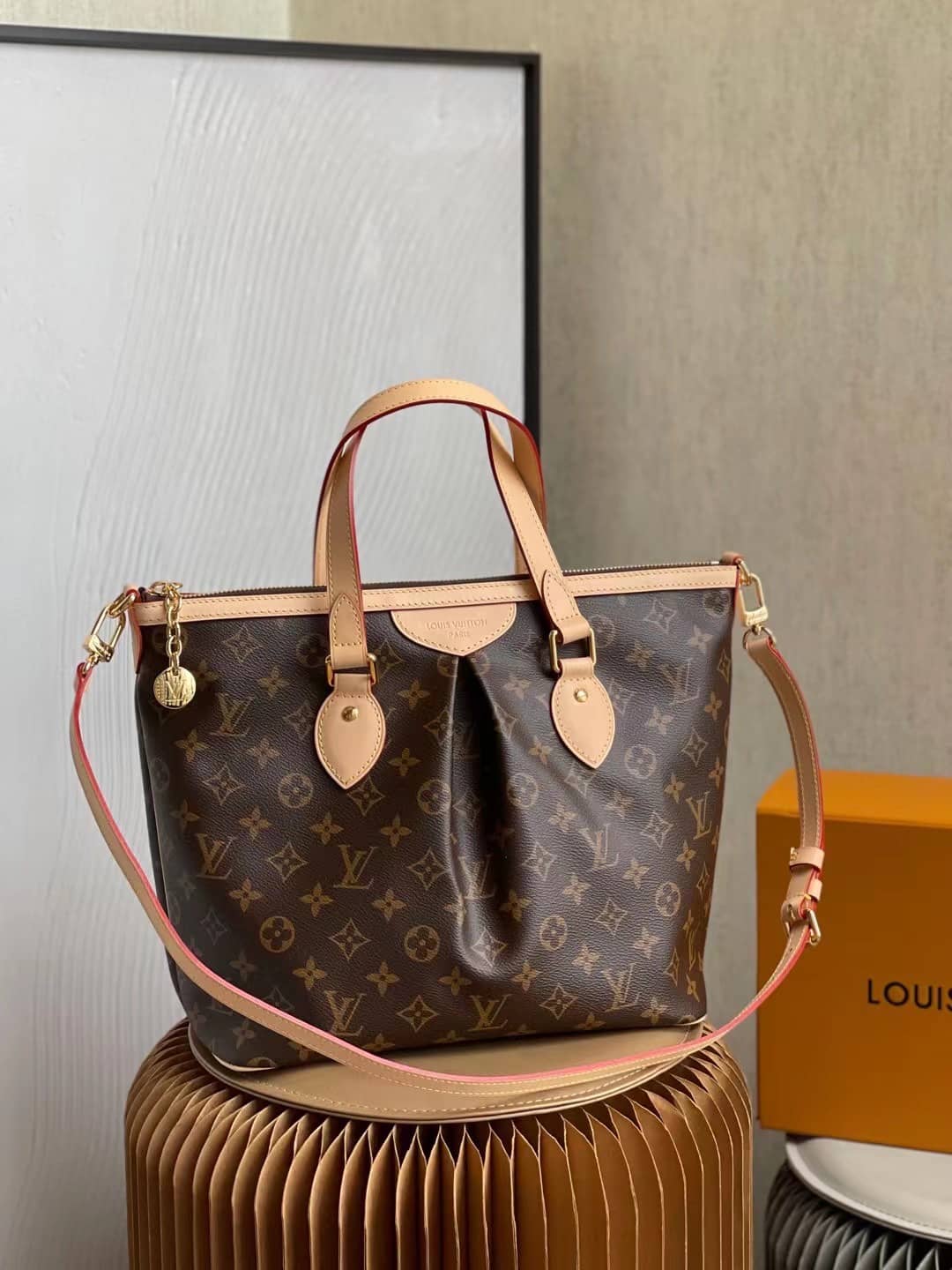 L0vis Vvtt0n Palermo PM Canvas Brown M40145 Replica Shoulder Bag