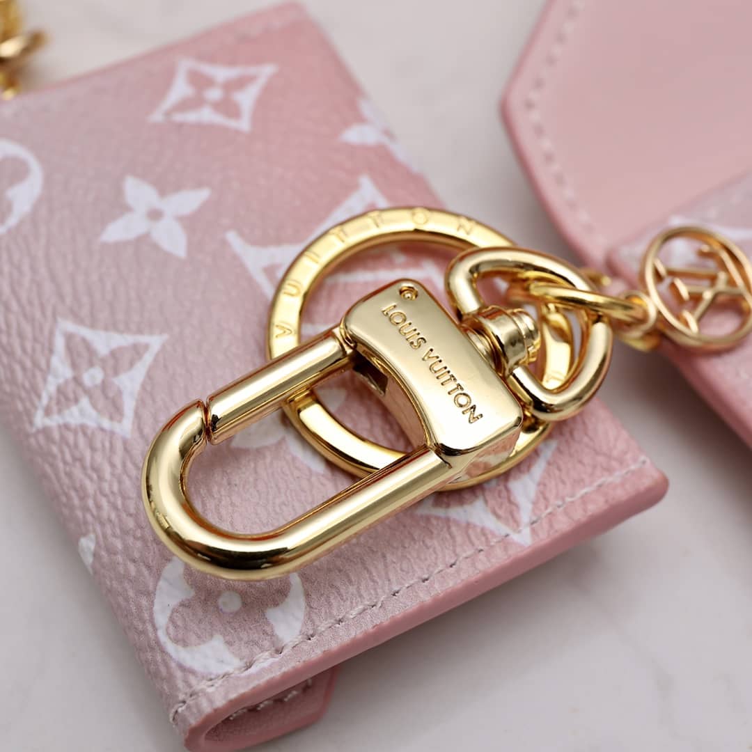 LV Bag Charm Dupe Kirigami Pouch Charm Key Holder  M69003