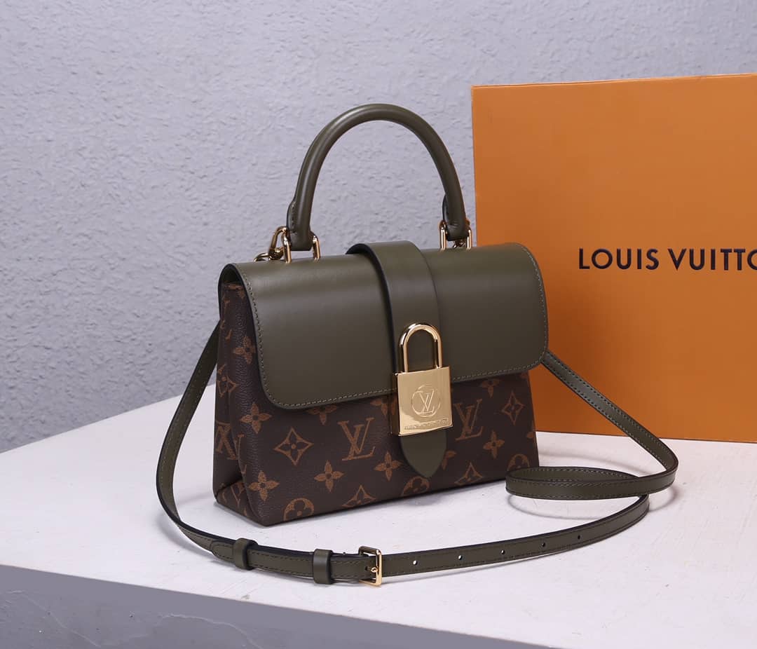 L0vis Vvtt0n Locky BB 2way Replica Shoulder Bag Green M44141