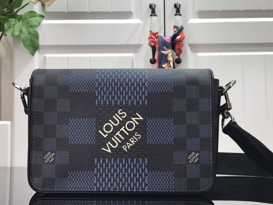 L0vis Vvtt0n Studio Damier Messenger Bag Replica Blue N50013