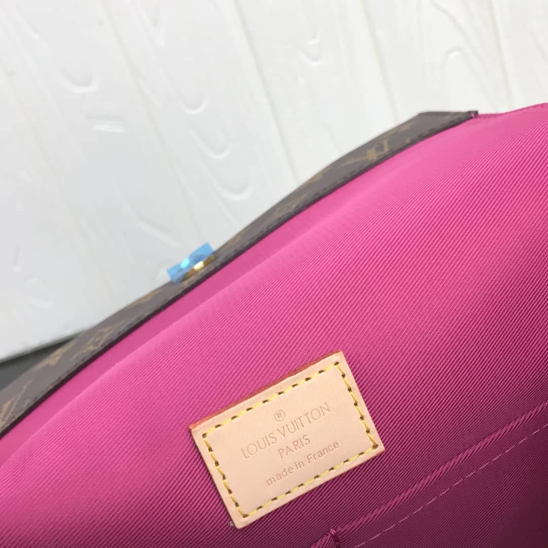 L0vis Vvtt0n Cluny BB Monogram Canvas Shoulder Bag Replica Pink M42738
