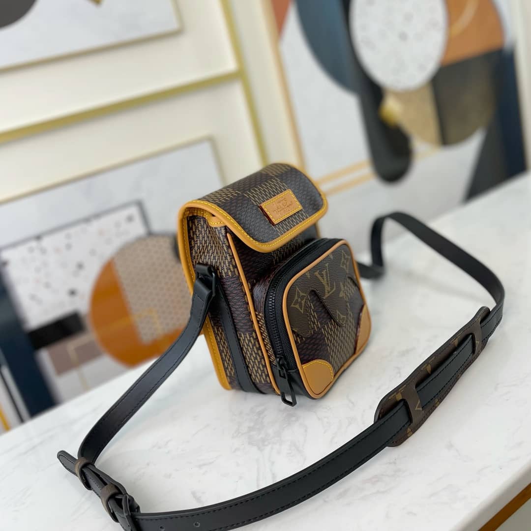 L0vis Vvtt0n x Nigo Collab Damier Giant Crossbody Bag Replica N40357