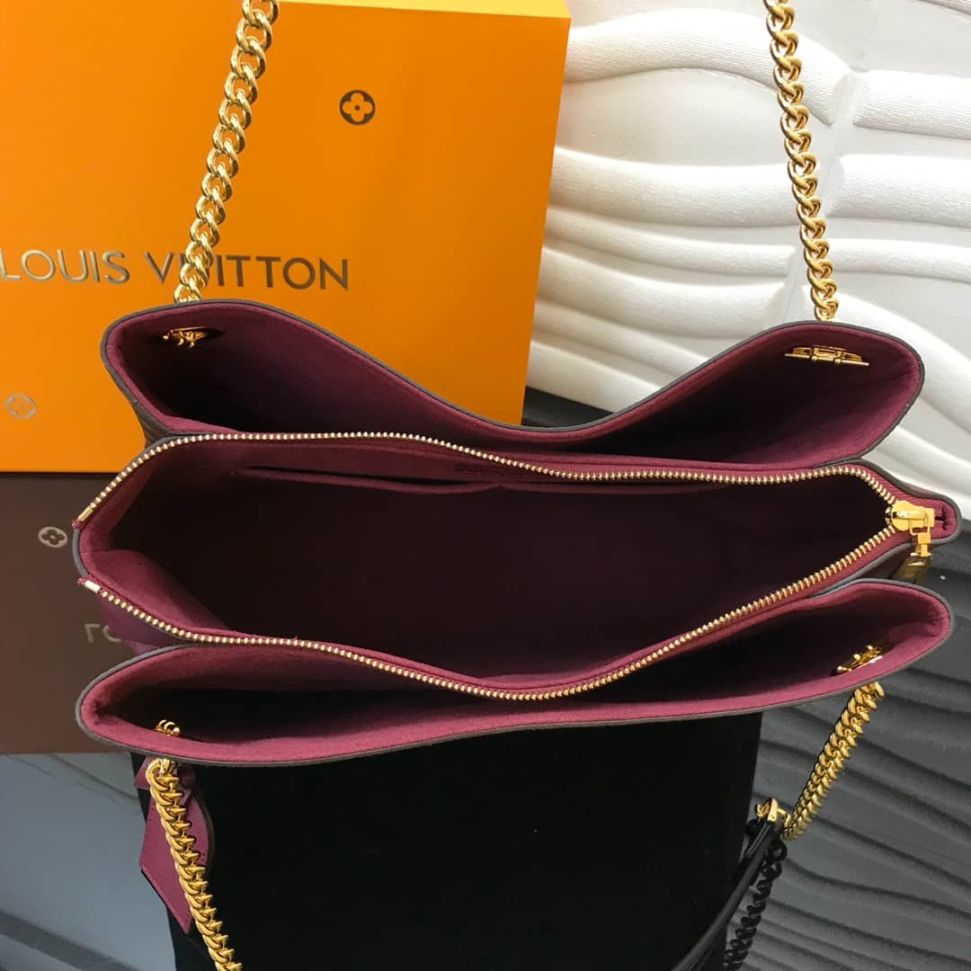L0vis Vvtt0n Surene MM Monogram Chain Shoulder Bag Replica Purple M43772