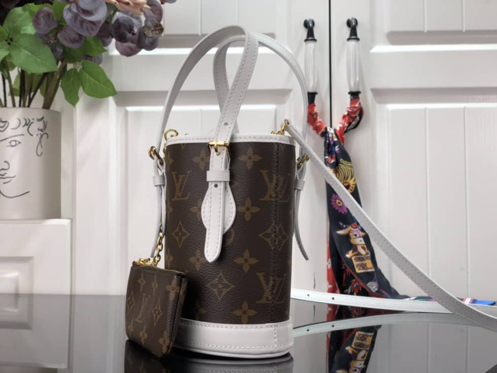 L0vis Vvtt0n Nano Monogram Brown M81489 Replica Bucket Bag