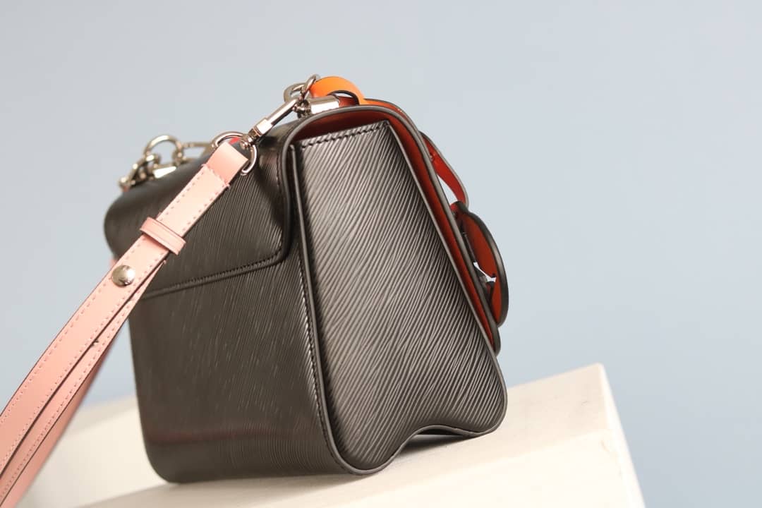 LV Tote Dupe Twist MM Crossbody Bag Replica Black M50305