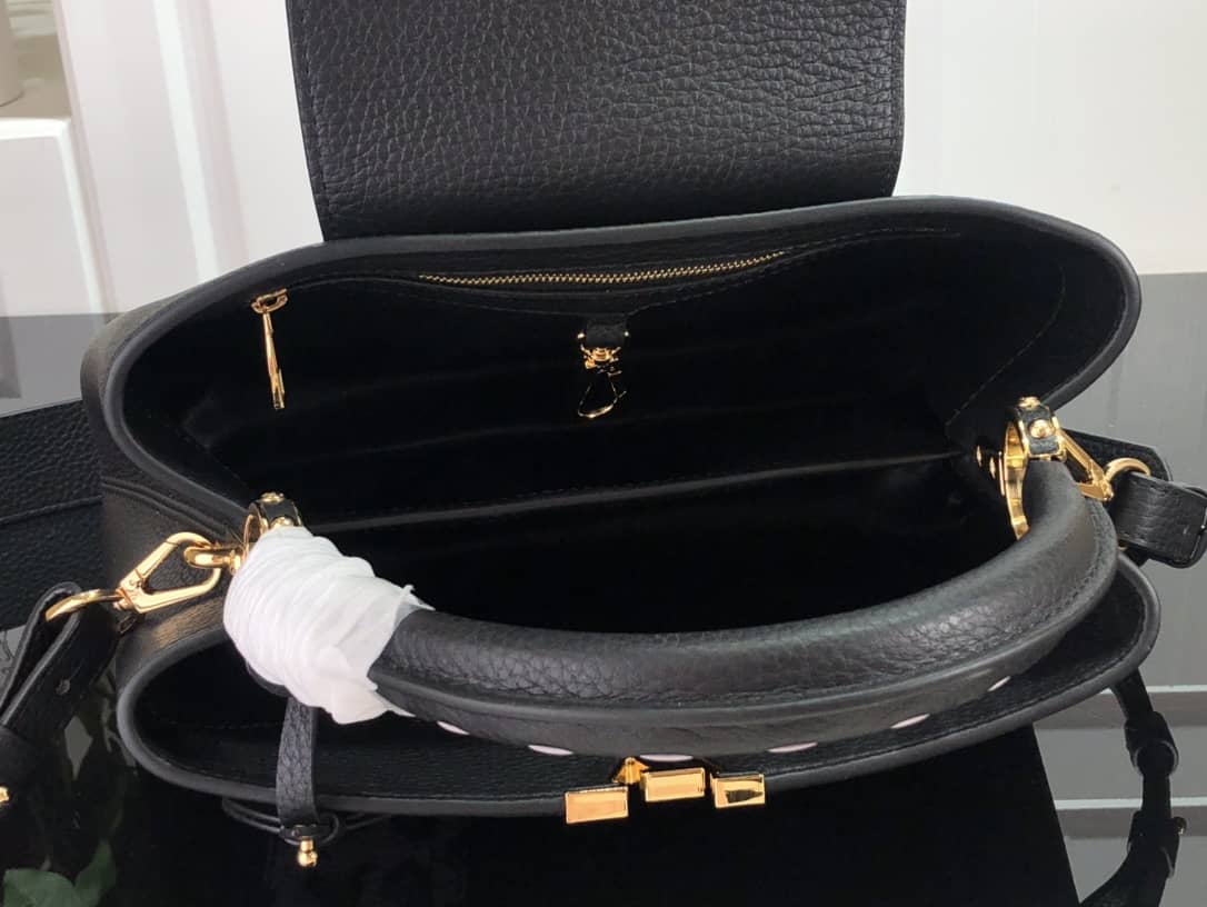 L0vis Vvtt0n Capucines MM Black Replica Bag M57361