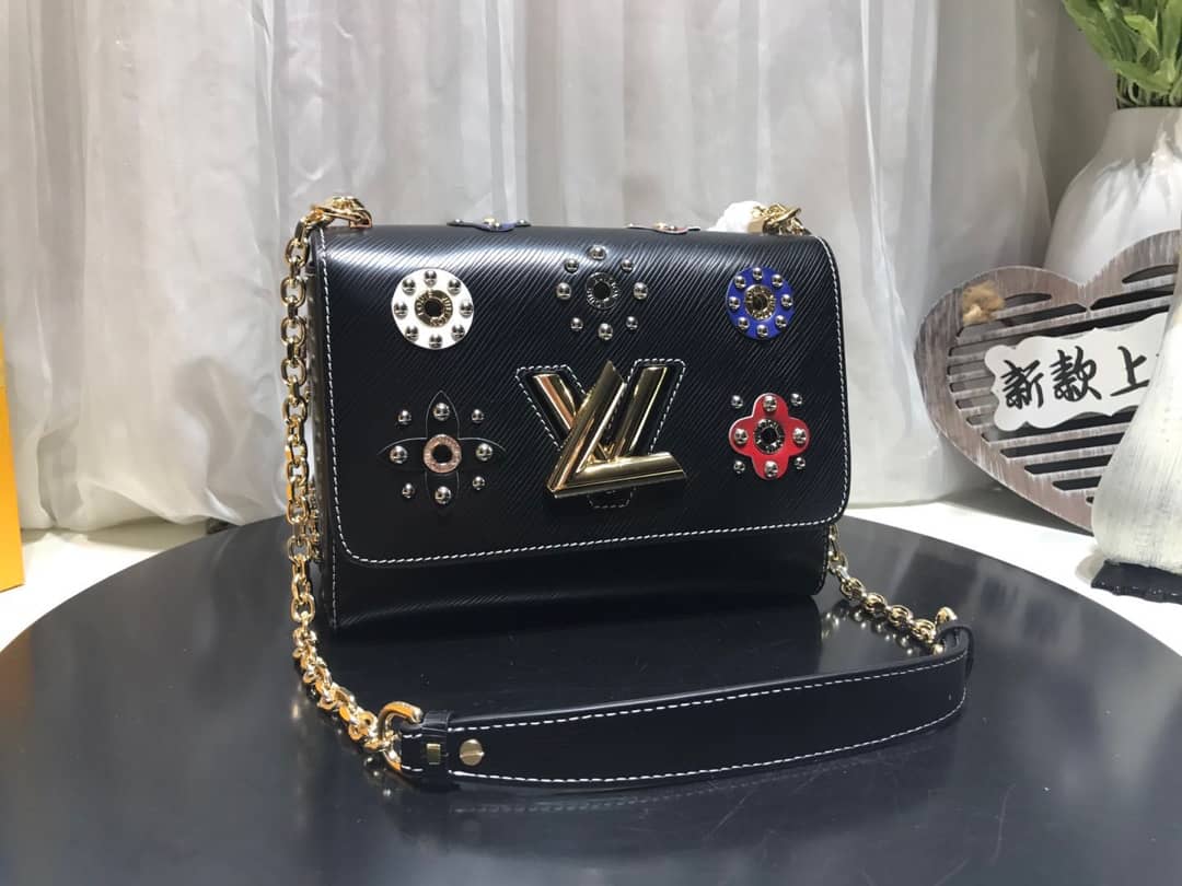 L0vis Vvtt0n Epi Leather Twist MM Replica Bag Black