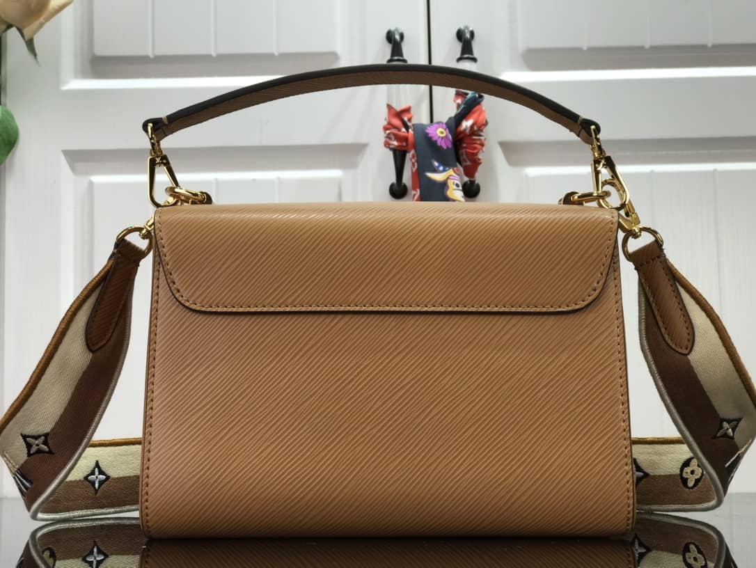 L0vis Vvtt0n Twist MM Golden Lock Handle Epi Leather Replica Crossbody Bag M57506