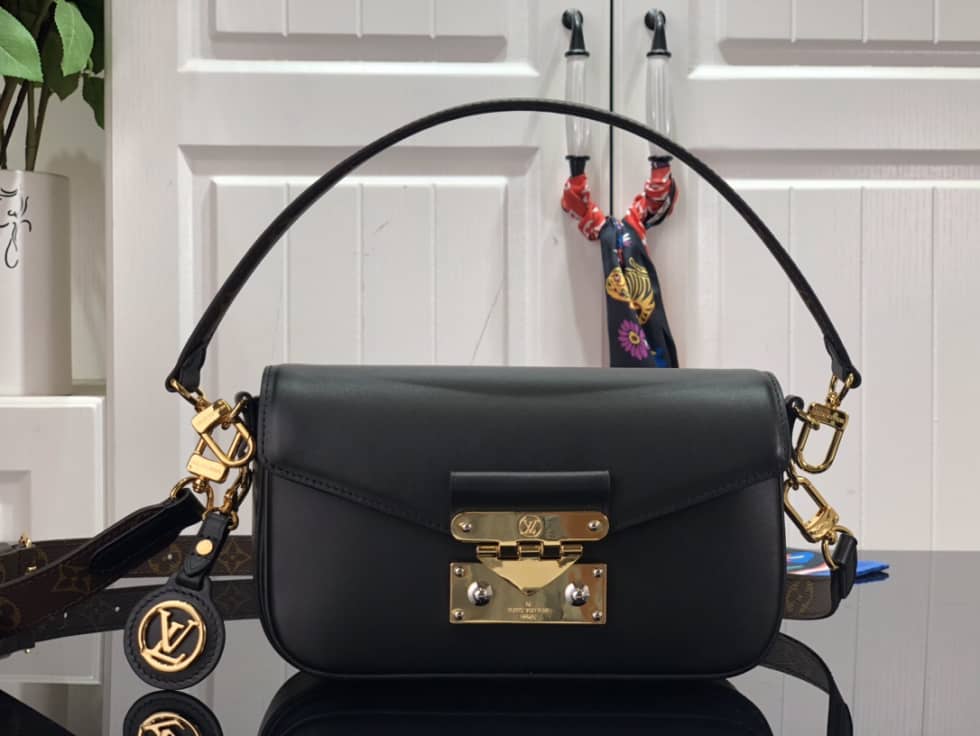 L0vis Vvtt0n Swing Handbag Black M20393 Replica Shoulder Bag